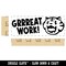 Grrreat Work Tiger Teacher Student School Self-Inking Rubber Stamp Ink Stamper